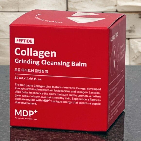 🍎 MDP+ Red Lacto Collagen Peptide Cleansing Balm ~ NIB! - Picture 1 of 7